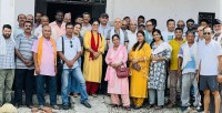 नेकपा एमालेद्वारा जिल्ला पार्टी कार्यालय सरसफाई 