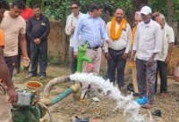 रामग्राम १६ मा डिप ट्युबवेल र बोरिङ कार्य सफल
