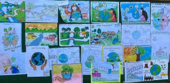 वातावरण दिवसमा एन्जेल्सद्वारा चित्रकला प्रतियोगिता