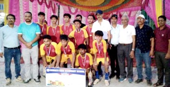 फुटसल प्रतियोगितामा सुनवलको धान्याञ्चल मा.वि. विययी