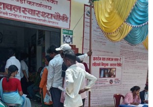 सरावलमा क्षयरोग पत्ता लगाउन निःशुल्क स्वास्थ्य शिविर 
