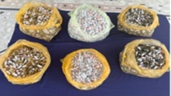 नवलपरासीमा ठूलो मात्रामा लागू औषध बरामद, तीनजना पक्राउ