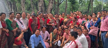 बर्दघाटका महिलाहरू खानेपानी सुरक्षा योजनामा सचेत बन्दै 