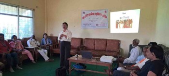 पाल्हीनन्दनमा बालविवाह न्यूनीकरण सम्बन्धी दुई दिने तालिम सम्पन्न