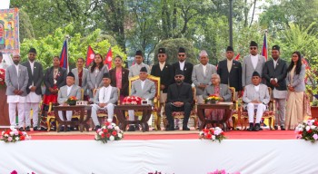 मन्त्रीहरूको बरियता सूची सार्वजनिक, गृहमन्त्री गुरूङ्ग तेश्रो बरियतामा 