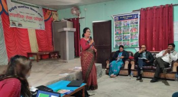 नवलपरासीको प्रतापुरमा इन्द्रेणीद्वारा सञ्चालित तीन परियोजनाको सामाजिक परिक्षण 