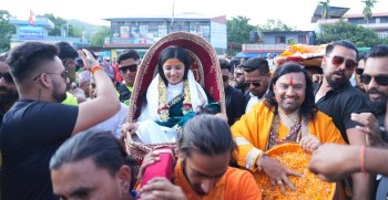 पोखरामा देवी प्रतिभाको पुनः आगमन, कोटिहोममा लाखौं भक्तजनको सहभागिता