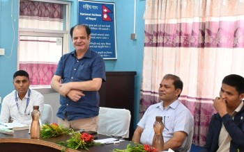 लुम्बिनी प्रदेशको शहरी विकास तथा खानेपानी मन्त्रालयद्धारा नवलपरासीका खानेपानी उपभोक्ता संस्थाको अनुगमन 