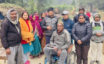 ट्राइसाईकल पाएपछि पाल्हीनन्दनका पुन्ना चौधरी दंङ्ग