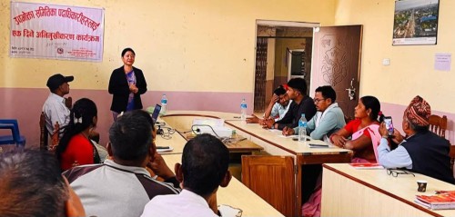 पालिकाले सम्पादन गर्ने योजनाको गुणस्तर कायम गर्न रामग्रामद्वारा उपभोक्ता अभिमुखिकरण