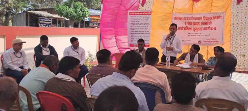 सरावलमा सार्वजनिक सुनुवाईः मलखाद र बीउ समयमै नपाउँदा किसानको चिन्ता, ९२ प्रतिशत राजस्व संकलन