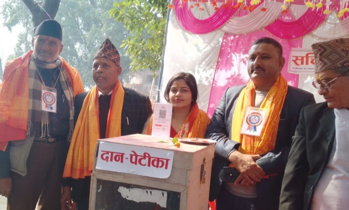 महाशिवरात्री पर्वको अवसरमा विभिन्न शिवालय दर्शनसँगै जनभावना सुन्दै नेकपा एमालेका उम्मेदवार खरेल